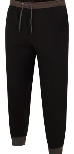 Outlet Bigdude Contrast Joggers Black/Charcoal Sweatpants