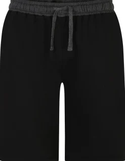 Outlet Bigdude Contrast Sweat Shorts Black Shorts