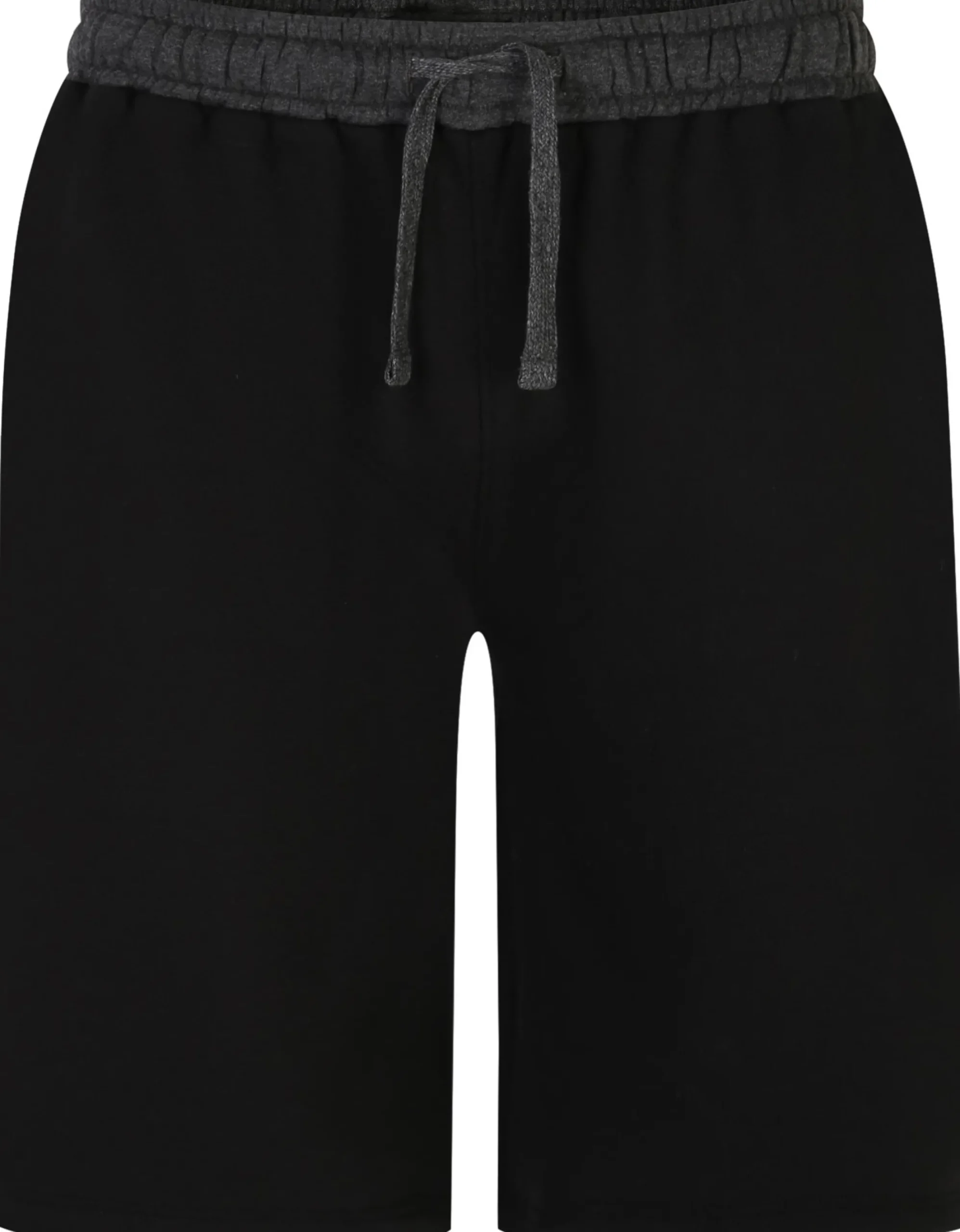Outlet Bigdude Contrast Sweat Shorts Black Shorts