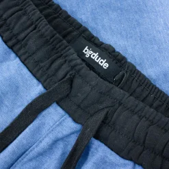 Discount Bigdude Contrast Sweat Shorts Denim Marl Shorts