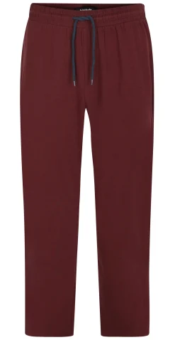 Fashion Bigdude Cut & Sew Pyjama Set Burgundy/Navy Pajama Sets|Pajamas