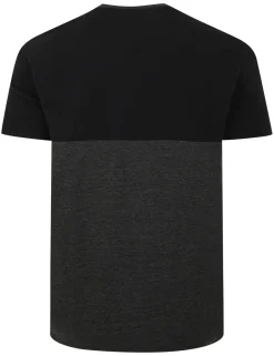 Clearance Bigdude Cut & Sew Pyjama Set Charcoal/Black Pajama Sets|Pajamas