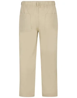 Best Bigdude Elasticated Waist Every Day Trousers Sand Casual Pants