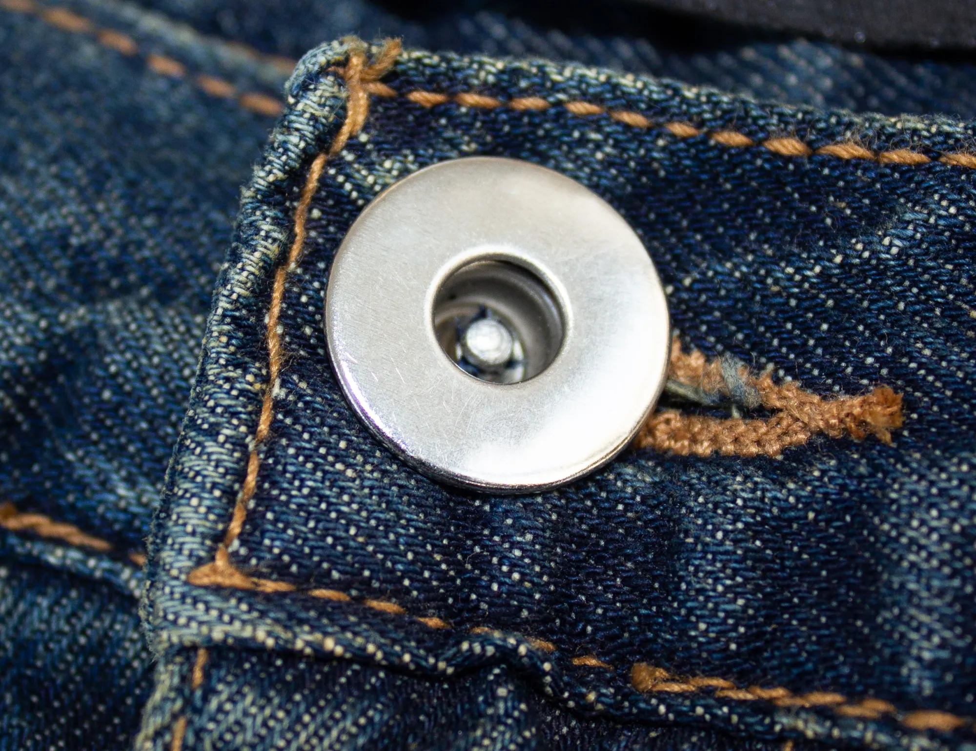 Fashion Bigdude Elasticated Waist Jeans Tint Wash Jeans