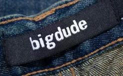 Fashion Bigdude Elasticated Waist Jeans Tint Wash Jeans