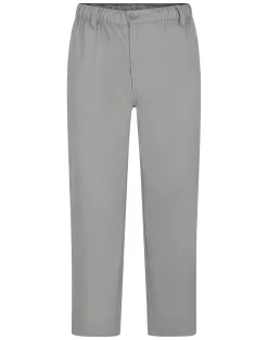 Best Bigdude Elasticated Waist Every Day Trousers Steel Grey Casual Pants