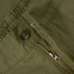 Hot Bigdude Elasticated Waist Cargo Trousers Dark Khaki Cargos|Casual Pants