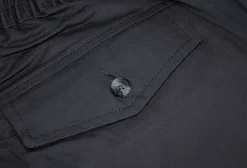 Clearance Bigdude Elasticated Waist Cargo Trousers Charcoal Cargos|Casual Pants