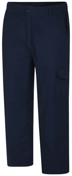 New Bigdude Elasticated Waist Cargo Trousers Navy Cargos|Casual Pants