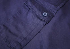 New Bigdude Elasticated Waist Cargo Trousers Navy Cargos|Casual Pants