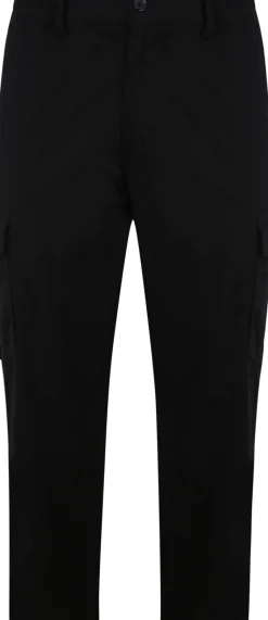 Best Bigdude Elasticated Waist Cargo Trousers Black Cargos|Casual Pants