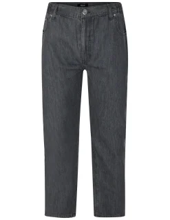 New Bigdude Elasticated Waist Jeans Grey Wash Tall Jeans