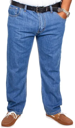 Discount Bigdude Elasticated Waist Jeans Mid Wash Pants|Cardigans