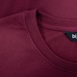 Discount Bigdude Essentials Jumper Burgundy Sweatshirts & Cardigans