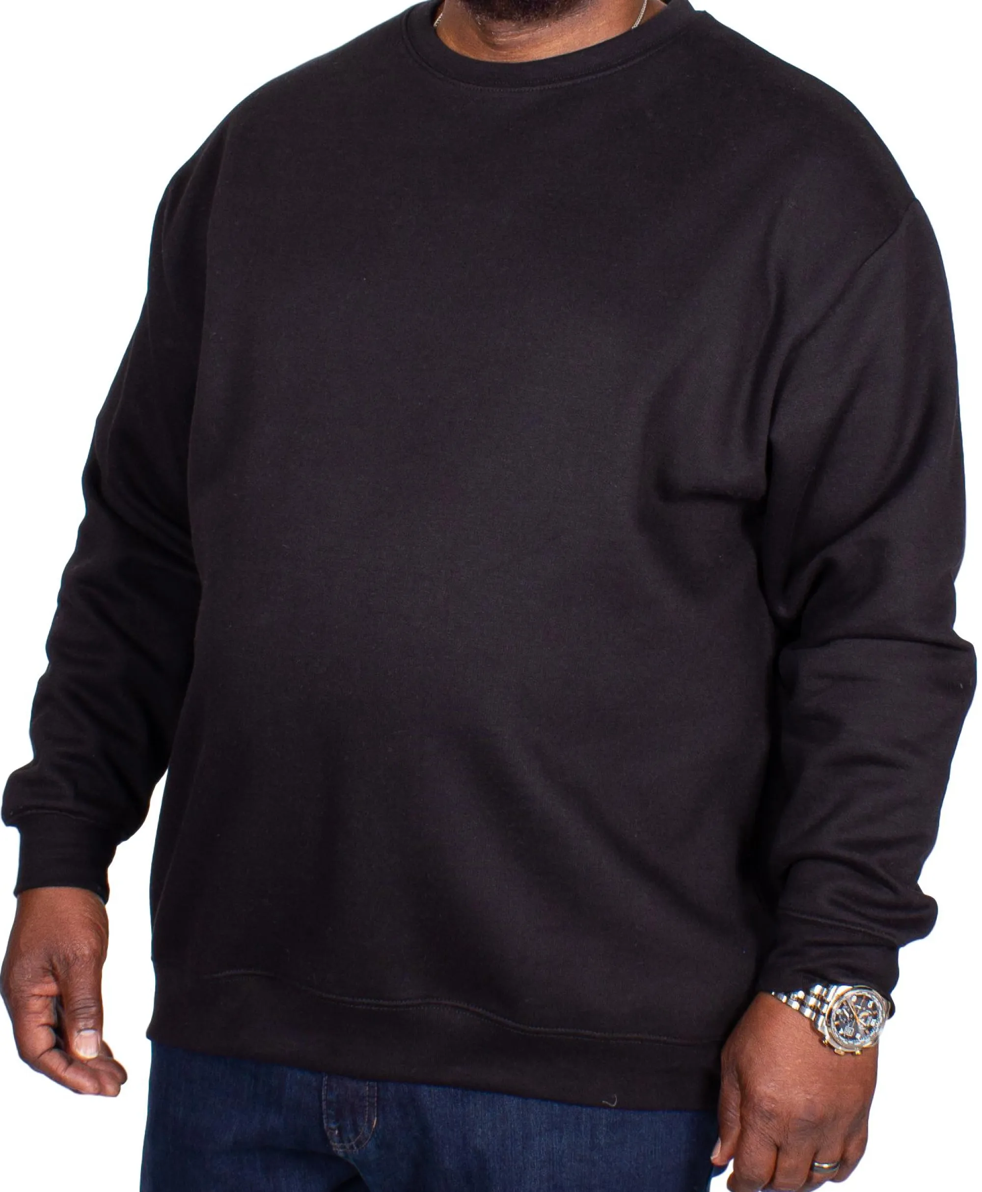 Hot Bigdude Essentials Jumper Black Tall Sweatshirts
