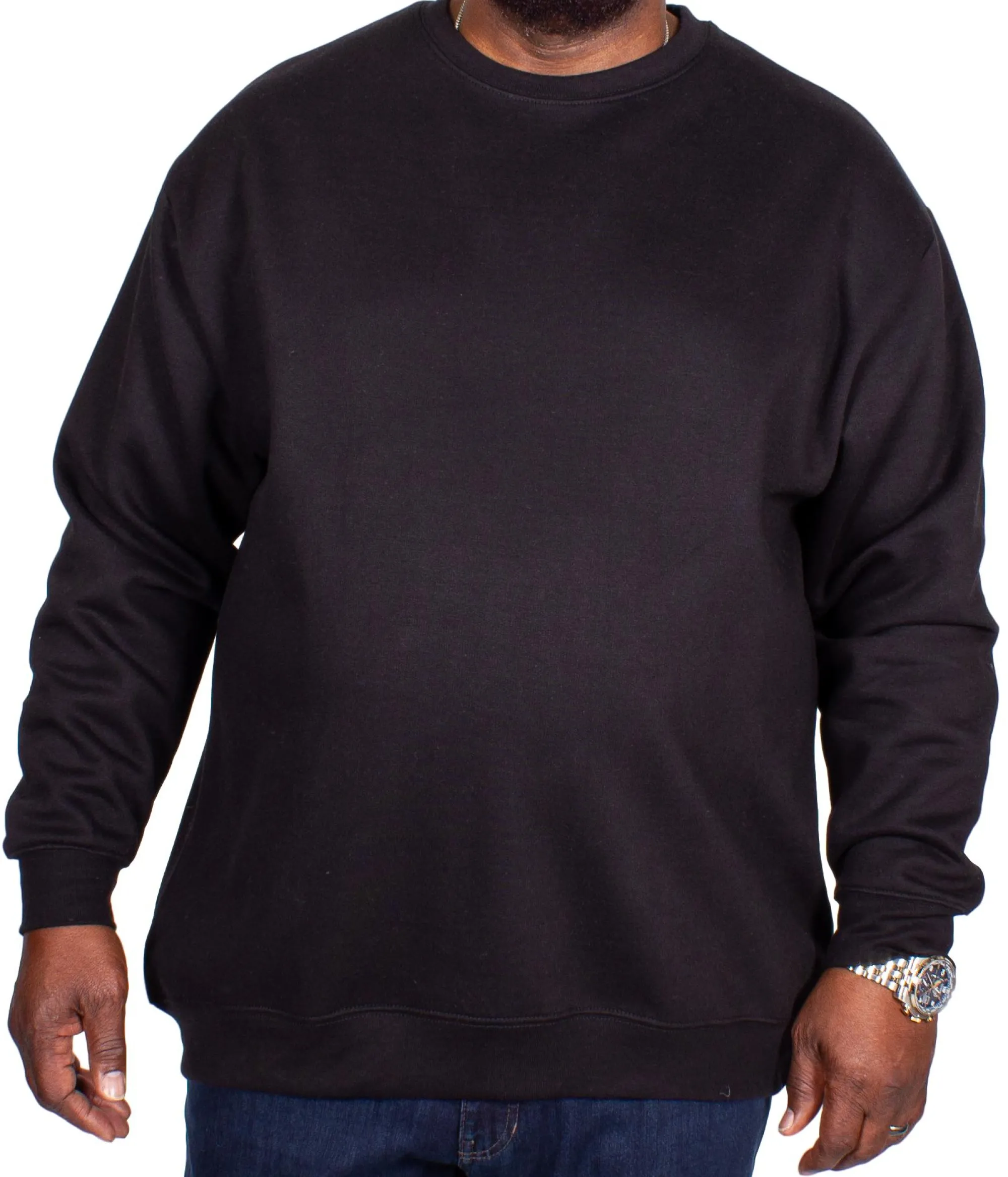 Hot Bigdude Essentials Jumper Black Tall Sweatshirts