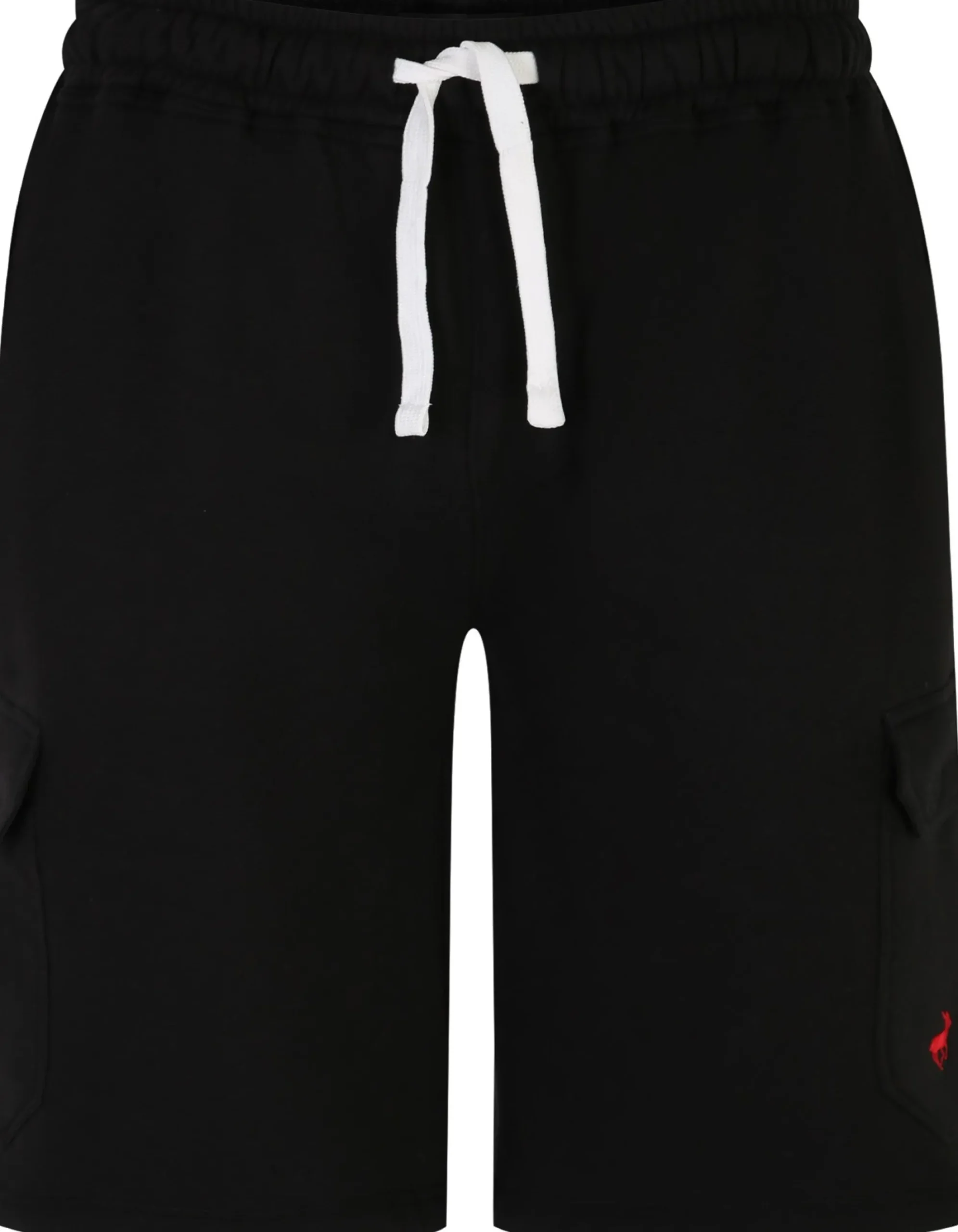 Outlet Bigdude Fleece Cargo Shorts Black Shorts