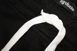 Outlet Bigdude Fleece Cargo Shorts Black Shorts