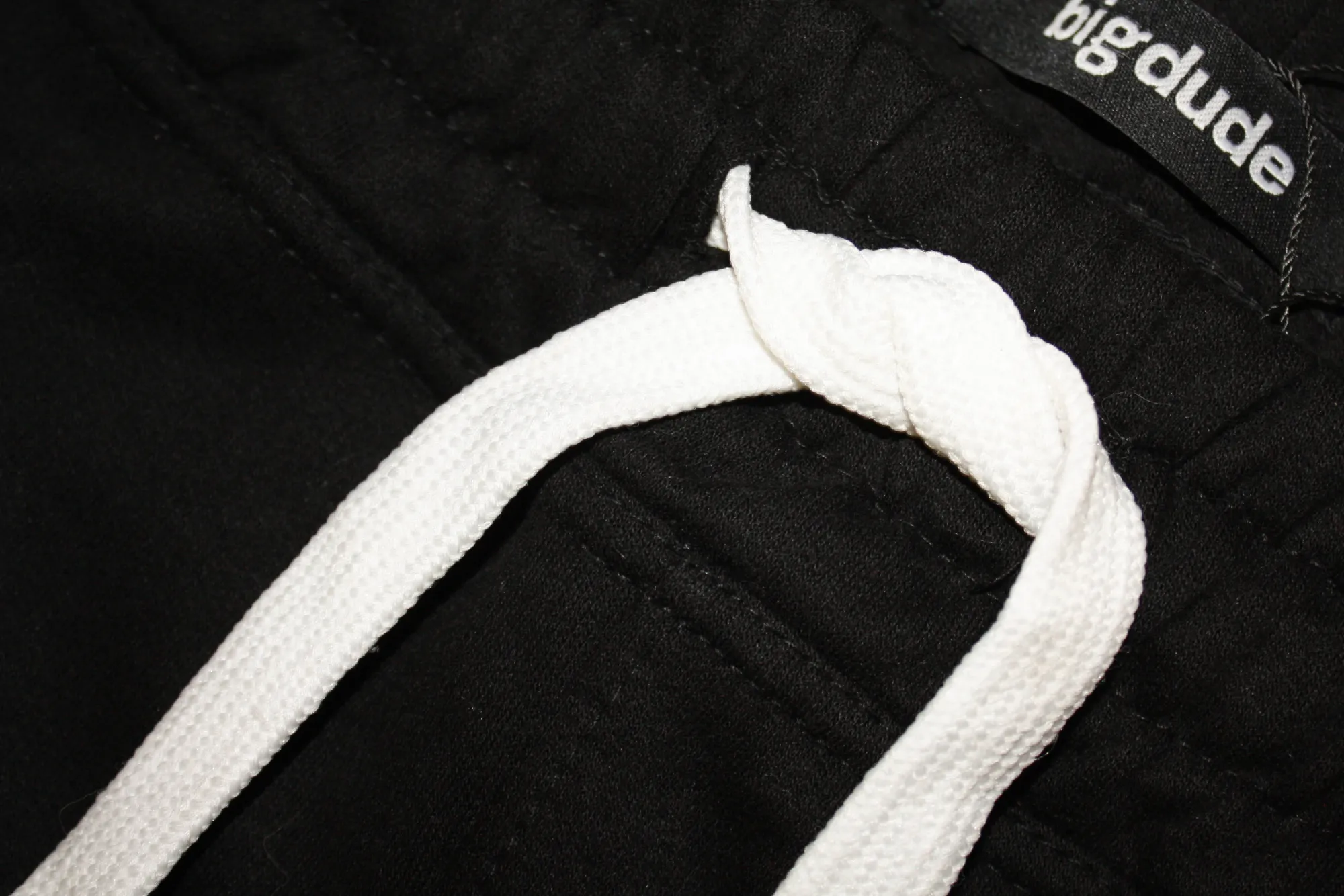 Outlet Bigdude Fleece Cargo Shorts Black Shorts