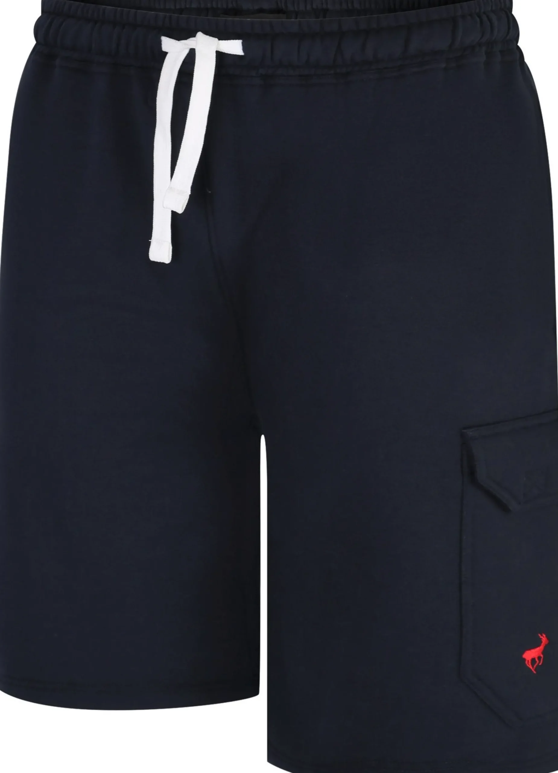 Online Bigdude Fleece Cargo Shorts Navy Shorts