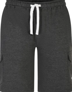 Sale Bigdude Fleece Cargo Shorts Charcoal Shorts
