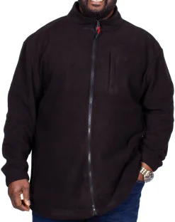 Discount Bigdude Fleece Jacket Black Coats & Jackets