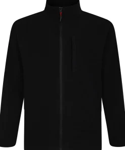 Discount Bigdude Fleece Jacket Black Coats & Jackets