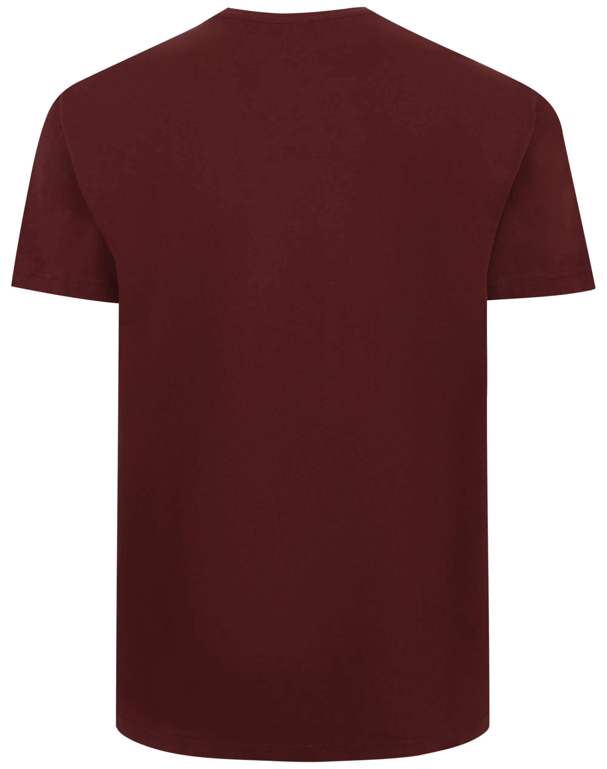 Online Bigdude Food Print T-Shirt Burgundy T-shirts