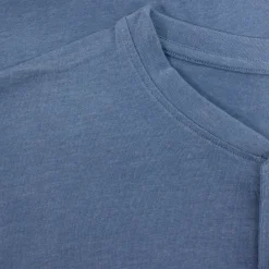 Online Bigdude Grandad T-Shirt Denim Marl T-shirts