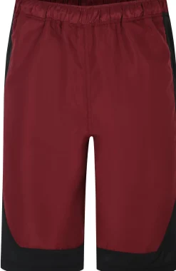 Best Bigdude Lightweight Active Gym Shorts Burgundy/Black Shorts