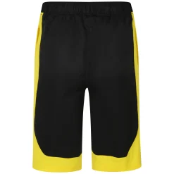 Sale Bigdude Lightweight Active Gym Shorts Black/Yellow Shorts