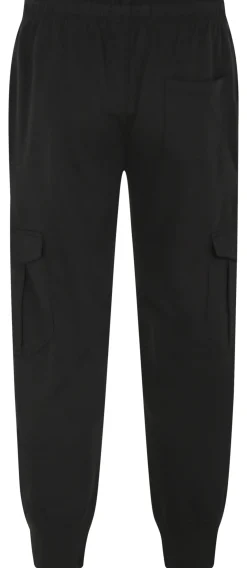 Fashion Bigdude Lightweight Cargo Joggers Black Sweatpants