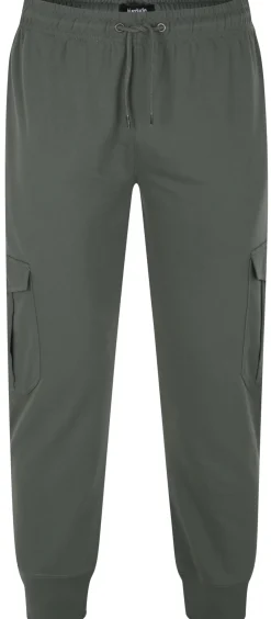 New Bigdude Lightweight Cargo Joggers Sage Green Sweatpants