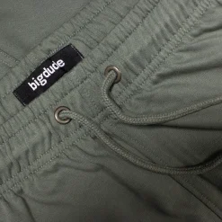New Bigdude Lightweight Cargo Joggers Sage Green Sweatpants