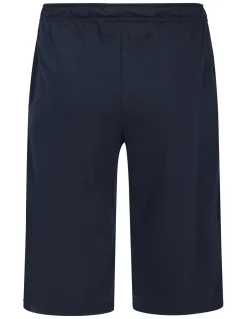 Clearance Bigdude Lightweight Cropped Loopback Joggers Navy Shorts