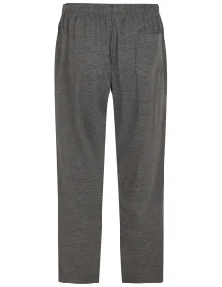New Bigdude Lightweight Jersey Open Hem Joggers Charcoal Marl Sweatpants