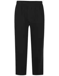 Clearance Bigdude Lightweight Jersey Open Hem Joggers Black Sweatpants