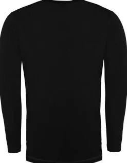 New Bigdude Long Sleeve Thermal T-Shirt Black Tall T-shirts