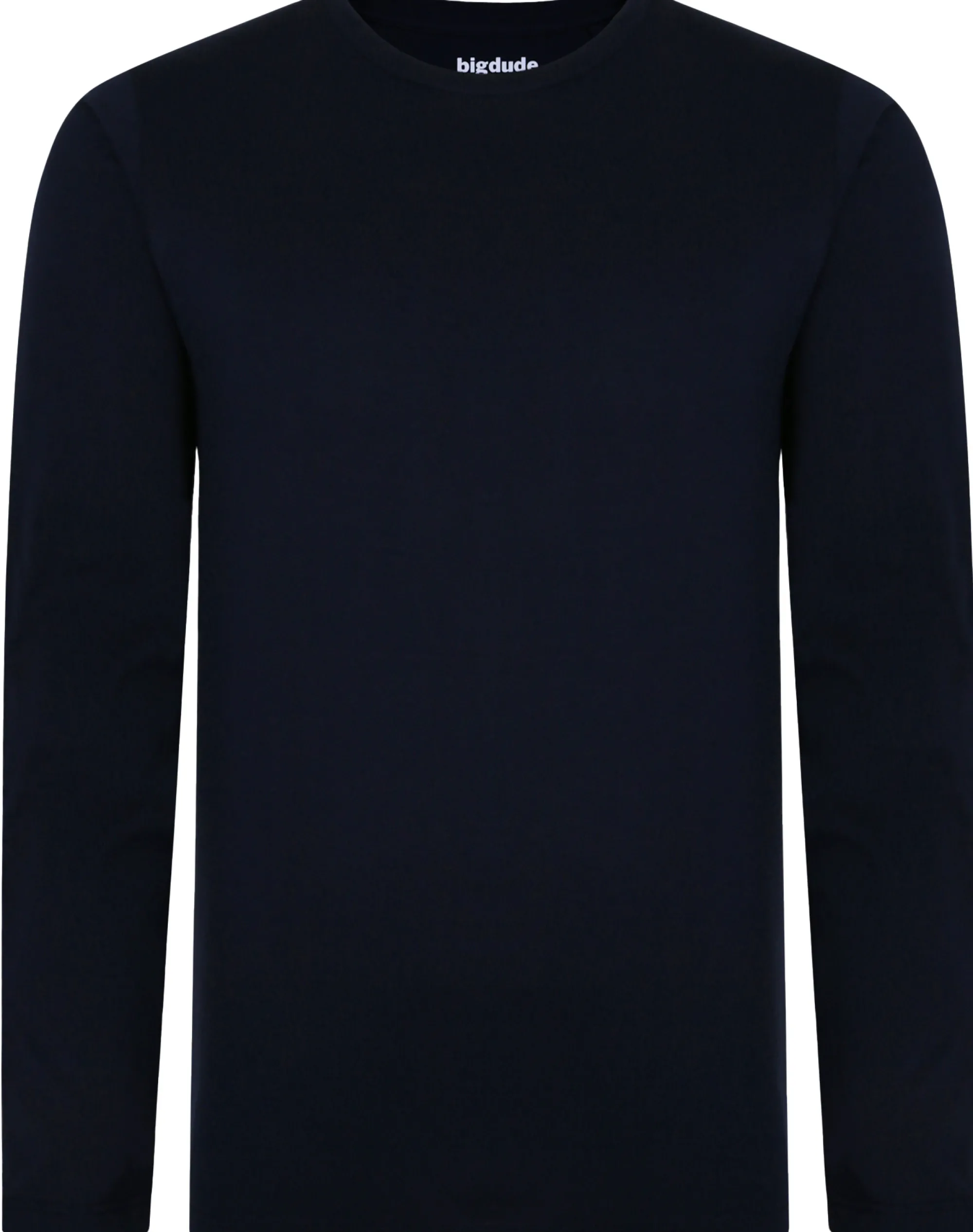 Best Bigdude Long Sleeve T-Shirt Navy Tall T-shirts