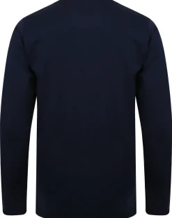 Fashion Bigdude Long Sleeve T-Shirt Navy T-shirts