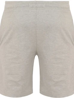 Discount Bigdude Loop Back Jogger Shorts Grey Marl Shorts