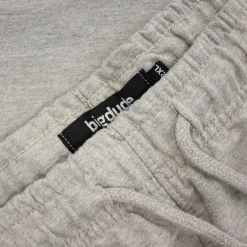Discount Bigdude Loop Back Jogger Shorts Grey Marl Shorts