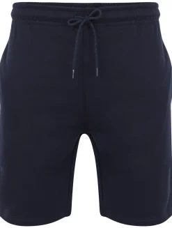 Hot Bigdude Loop Back Jogger Shorts Navy Shorts