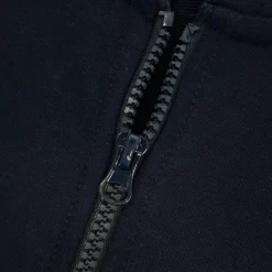 Outlet Bigdude Loop Back Sleeveless Hoody Navy Hoodies