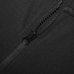 Fashion Bigdude Loop Back Sleeveless Hoody Black Tall Hoodies