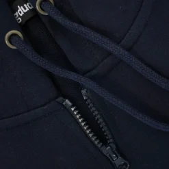 Sale Bigdude Loop Back Sleeveless Hoody Navy Tall Hoodies