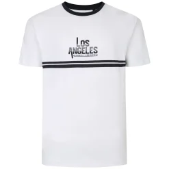 Hot Bigdude Los Angeles Printed PJ Set White Pajama Sets|Pajamas