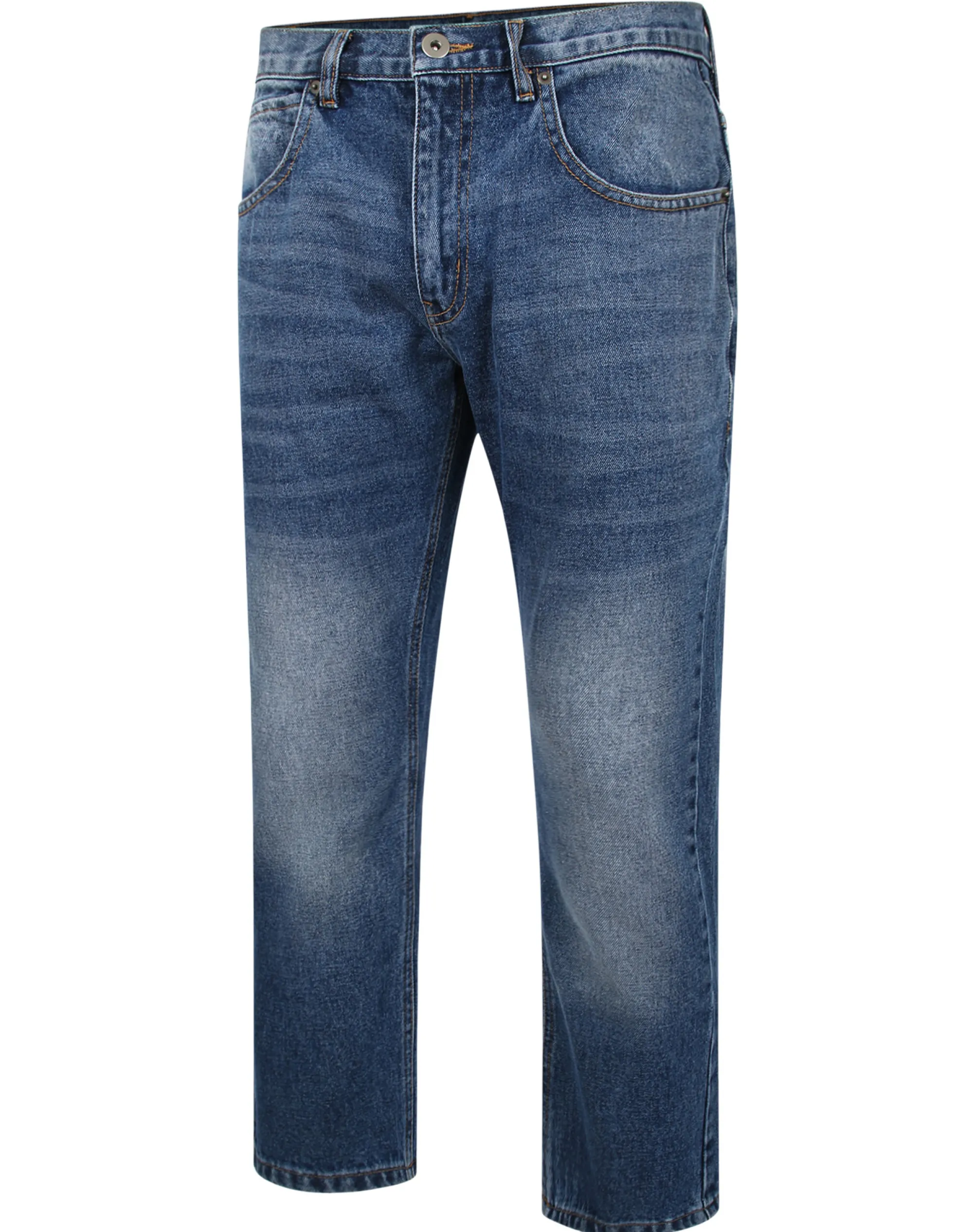 New Bigdude Non Stretch Loose Fit Jeans Dark Wash Jeans