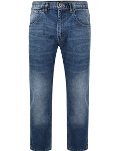New Bigdude Non Stretch Loose Fit Jeans Dark Wash Jeans