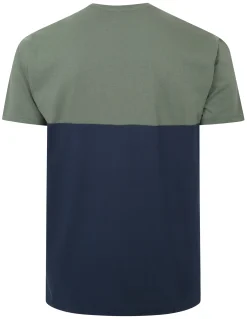 Hot Bigdude NYC Print Cut & Sew T-Shirt Sage Green T-shirts